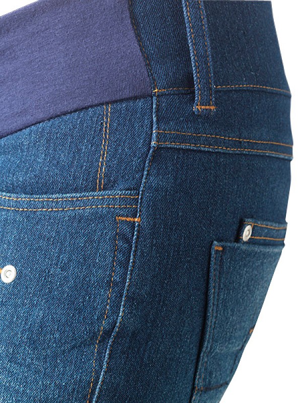 Regular Blue Over Bump Tall Maternity Jeans